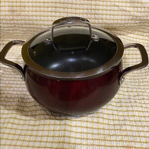 Belgique Cook Pot 3 Quart Deep Red
